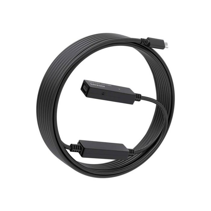 Câble USB - AISENS - A107-0870 - 10 m - USB 3.2 Gen1X1 - Noir avec amplificateur