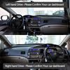 For Honda Civic 8 2006-2011 FB FK FA FD High Quality Dashboard Mat Dashmat Cover Pad Sunshade Carpet Accessories
