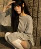 BOUNDARY Layered Contrast Long Sleeve [Gray]