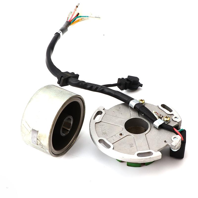 Motorcycle AC Ignition Magneto Stator Rotor kit For Lifan LF150 150cc Horizontal Engines Dirt Pit Bike Monkey Accessories