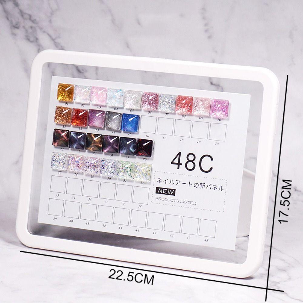 Tips Nail Tips Display Stand Nail Polish Color Card False Nail Color Board Nail Color Display Chart