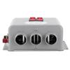 Compact Car Heater 3 Hole 400W‑600W Winter Fast Heating Warmer Frost Removing Low Noise