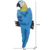 Crafts Resin Parrot Statue Wall Mounted Creative DIY Garden Sculptures Artificial Exquisite Bird Figurines Flowerpot