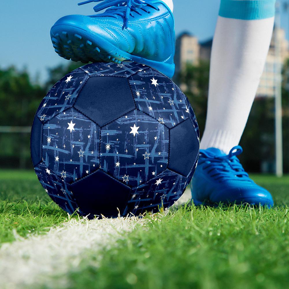 1pc Space Stars Night Sky Durable Soccer Ball/Football, Size 5, Perfect for Training, Entertainment And Competition,Gift yy26060668
