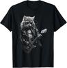 Rock Amp; Roll Music Concert Festival Cat Rock Guitar TShirt Unisex T-Shirt