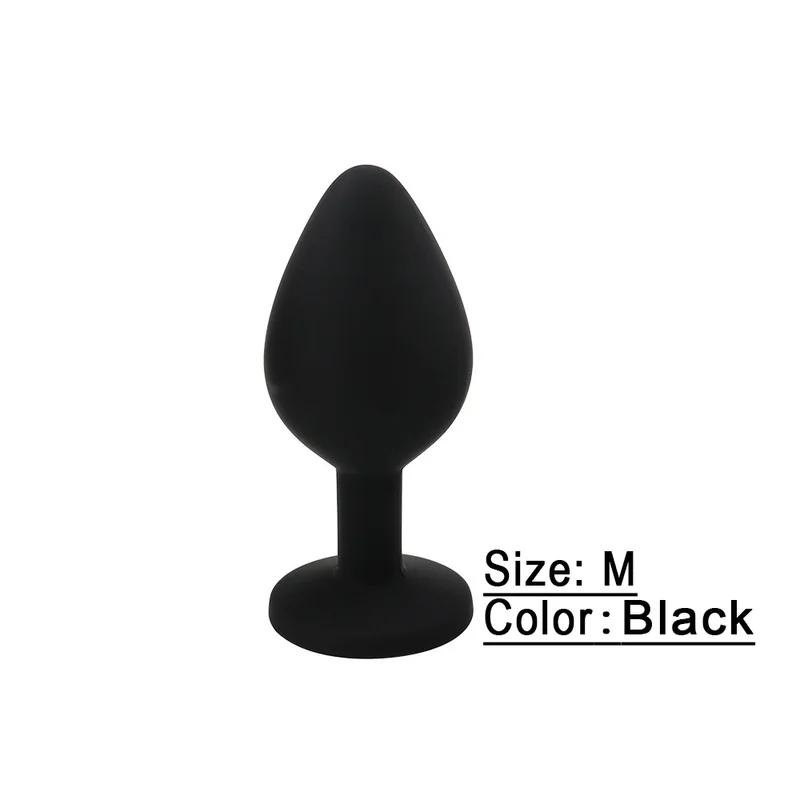 S/M/L Silicone Butt Plug Anal Plugs Prostate Massage Stimulator Anal Trainer for Couples Adult Erotic Sex Toys for Women Men Gay