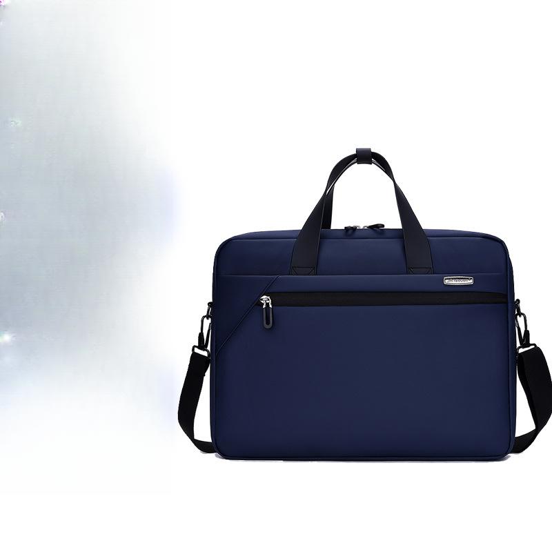 Fashionable Men's Computer Bag High-end Sense Commuting Handheld Women's Briefcase Lightweight Conference Bag Travel Shoulder Bag