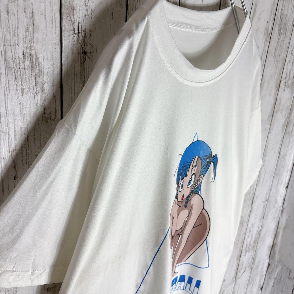 [USED] Dragon Ball Anime T-shirt Bulma Sexy Erotic Akira Toriyama XL Size