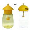 Hanging Fruit Flies Trap with 4 Attracting Hole Plastic Drosophila Trap for Farm Orchard Easy Operation Gardening Supply