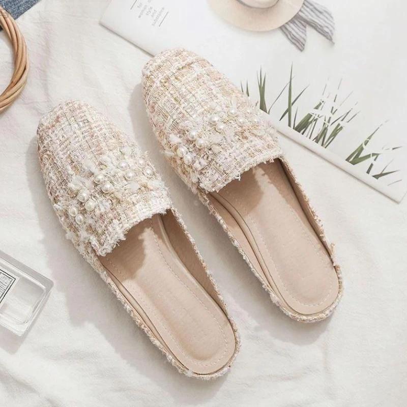Fashion Flat Women's Slippers and Ladies Sandals With Bow Slides New Fashion On Promotion Easy Wears Offer Clappers H Sandal Pvc Shoes