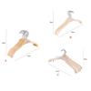 1 szt. Gładki wieszak z litego drewna antypoślizgowy wieszak bez śladu dla dorosłych dzieci do przechowywania w szafie