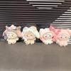 Hello Kitty Melody Cinnamoroll Kuromi Plush Keychain With Short Pile Fabric For Backpack Decoration
