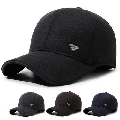 Wintermütze Herren Dick Warm Ohrenschutz Baseballkappe Mittelalterliche Outdoor-Mütze
