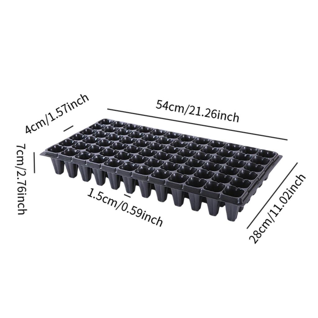10x Seed Starter Tray 54x28cm Multipurpose PP Material for Hydroponic Germination Accessory