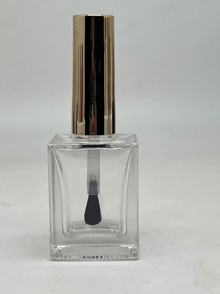 5ml 7ml 9ml 10ml 11ml 12ml 13ml 14ml 15ml 20ml Clear Matte Empty Glass Uv Gel Nail Polish Bottle With Brush