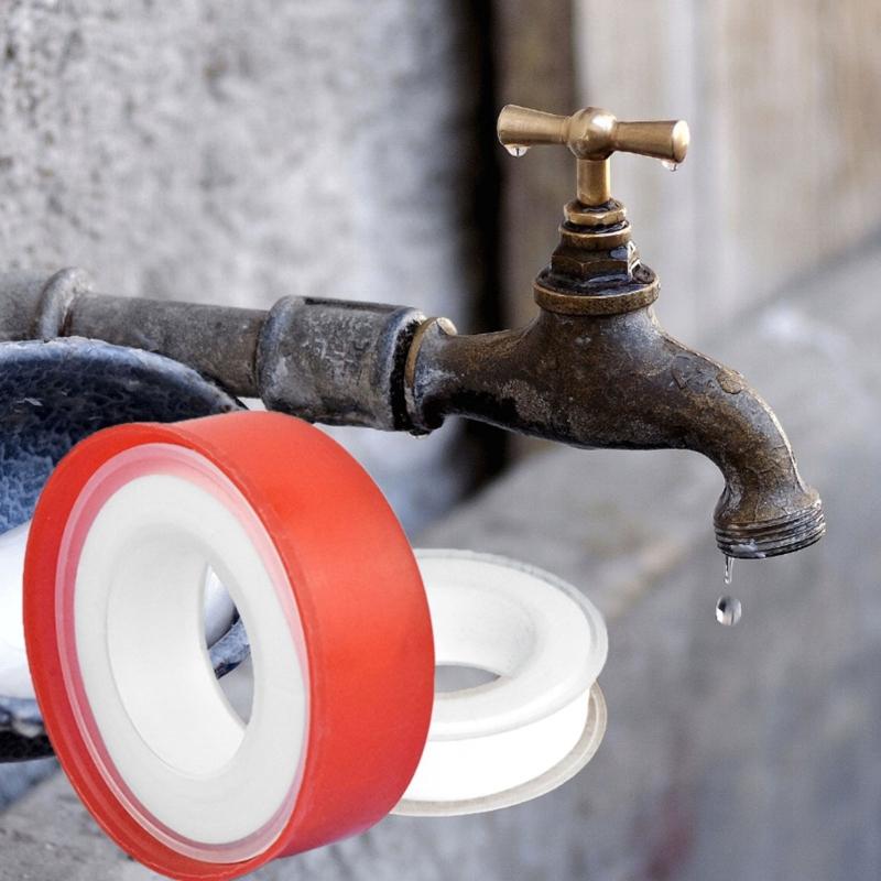 PTFE Water Seal Tape for Plumbing High Temperature Resistant & Corrosion Proof Sealant Tape Efficiency Tape for Home Use
