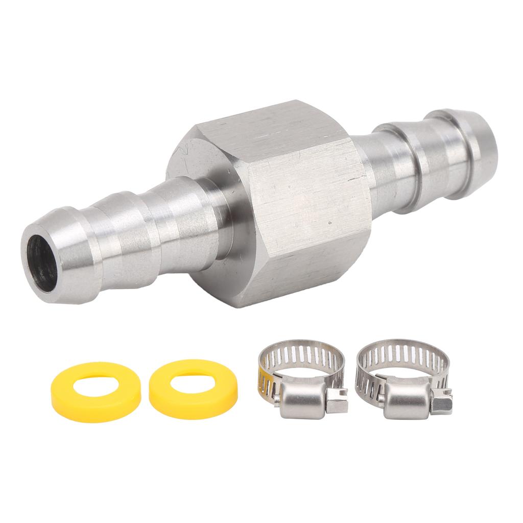 Fuel Pressure Sensor TFitting Adapter Fit for 3/8  Car Quick Connection Fittings