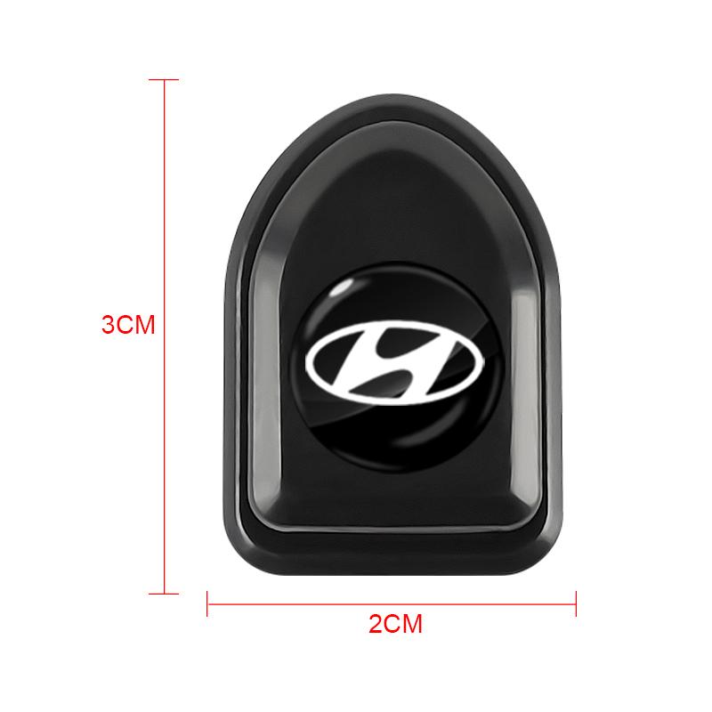 Mini Car Hooks Black Self Adhesive Invisible Hooks Interior Storage Holder For Hyundai I30 Tucson Veloster Kona I10 I35 Elantra Santa Fe Decor