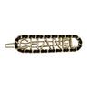 Used CHANEL Hair clip Leather/Light gold
