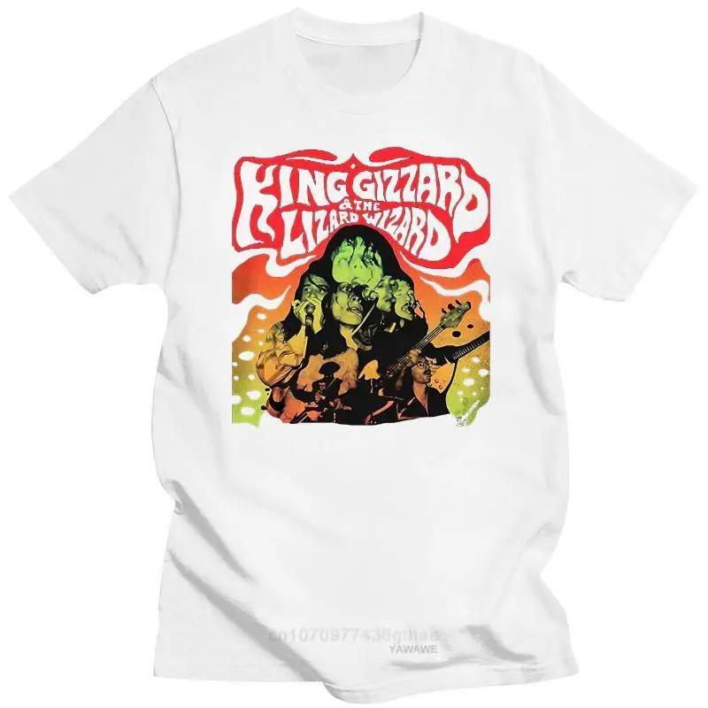King Gizzard And The Wizard Lizards T Shirt Psychedelic Rock Australian Music Graphic Tee Shirt S