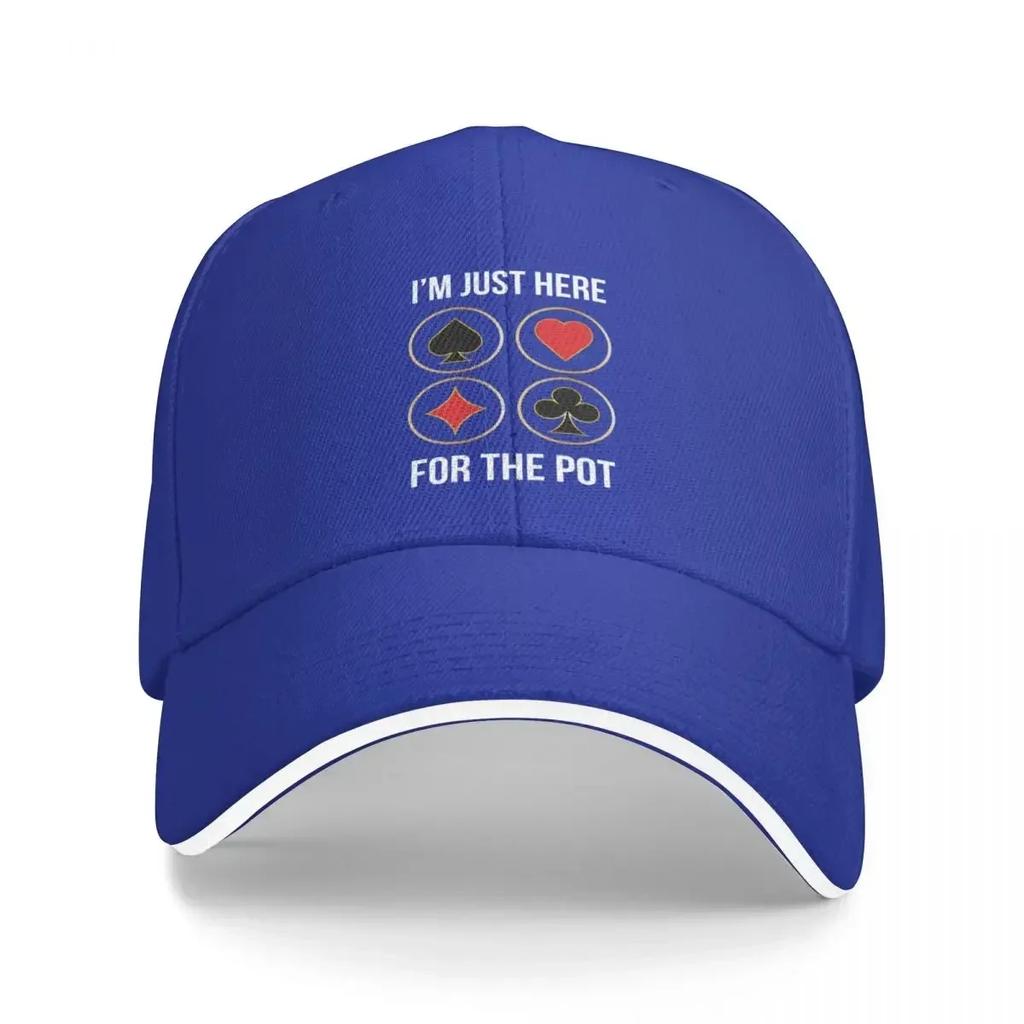 im just here for the pot Baseball Cap tea Hat Beach Anime Hat Baseball For Men Women's
