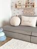 Large Velvet Gold Sofa Cushion