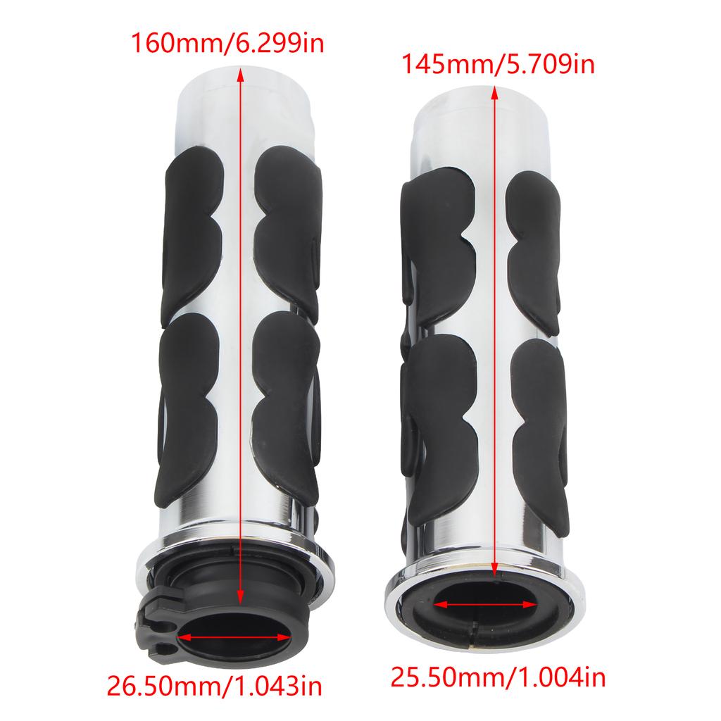 Motorcycle Grips Motorbike Handlebar Handle Grip For Harley Cruiser Chopper  Cafe Racer Universal 25mm 1" Enduro