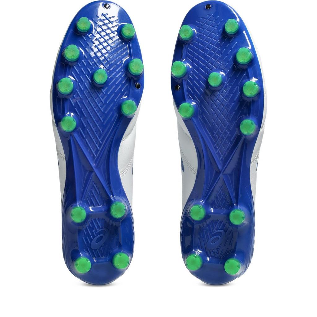 ASICS DS LIGHT 6 Soccer Shoes Size 102 Size 2E X-FLY (1101A076), Men's, (White/Blue), 24.0 cm,