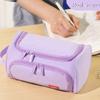 Large Capacity Pencil Case for Multiple Uses Large Storage Stationery Organizer Marker Bag for Adults, Office Use