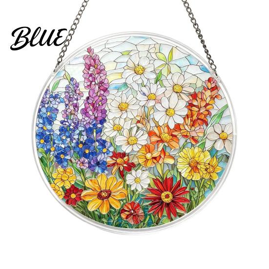 Akrylowa Dekoracja Okienna Puzzle Łamigłówka Łapacz Słońca DIY Puzzle Łapacz Słońca Witrażowy Łapacz Słońca Wisząca Ozdoba do Dekoracji Domu Ogrodu Prezent Kobiety