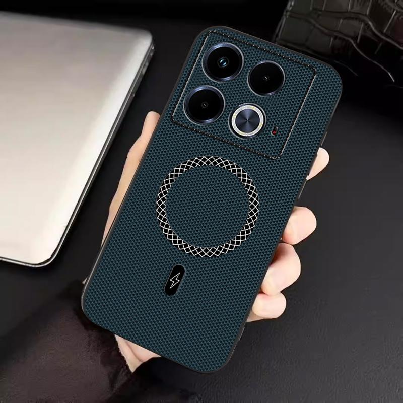 Biruiqu Infinix Note 40 New Ultra-thin Magnetic Leather Shock-absorbing Protective Phone Case