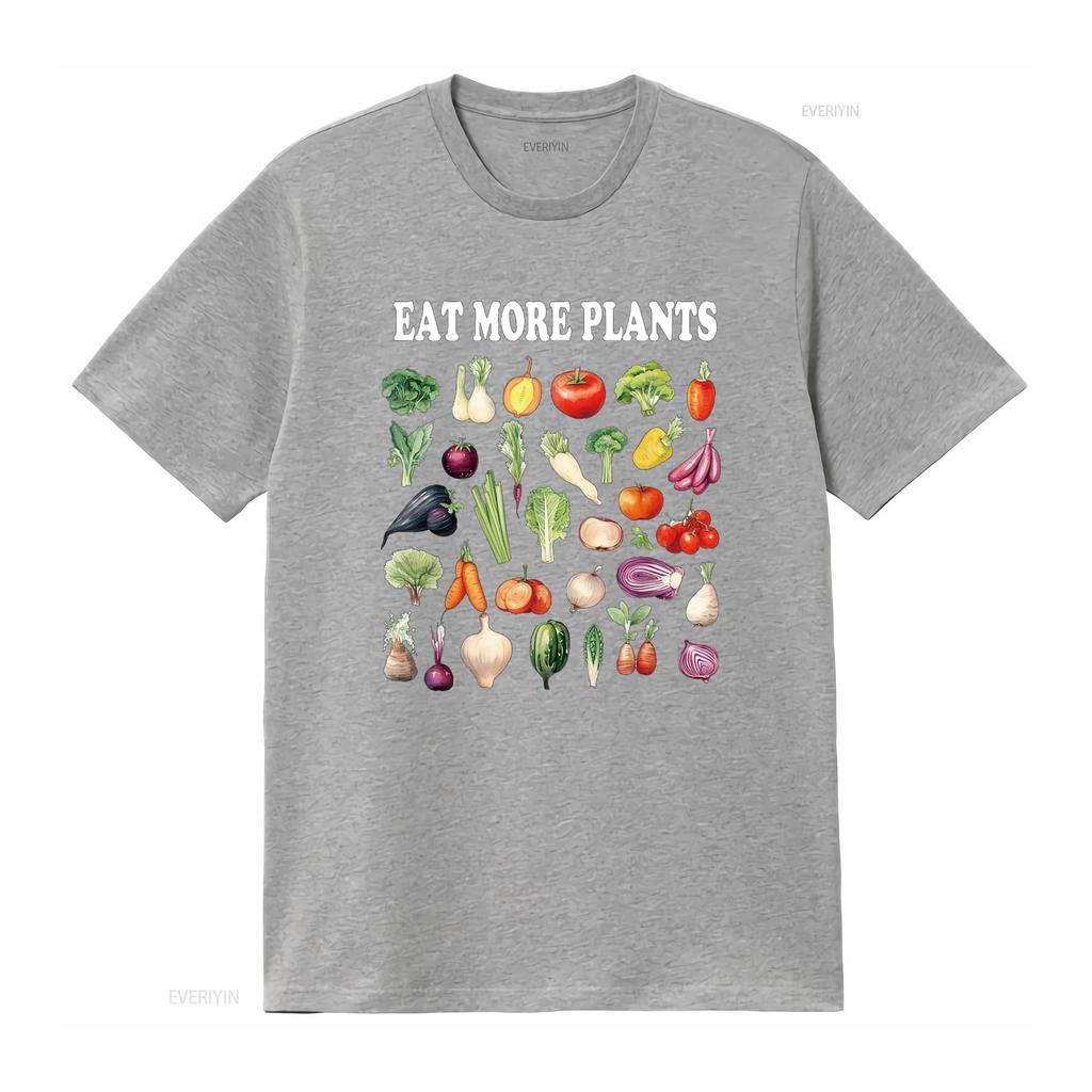 Eat More Plants Vegetables Botanical Gardening Retro T Shirt vintage Washed Comfortable designer clothes graphic Soft