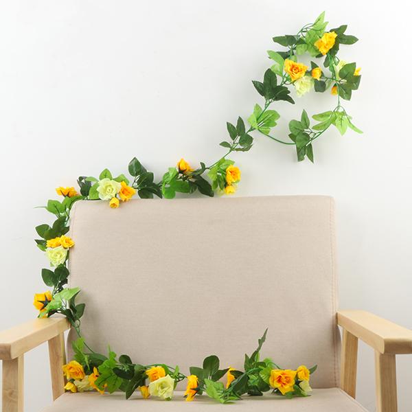 Artificial Rose Garland for Wall Hanging and Indoor Decor
