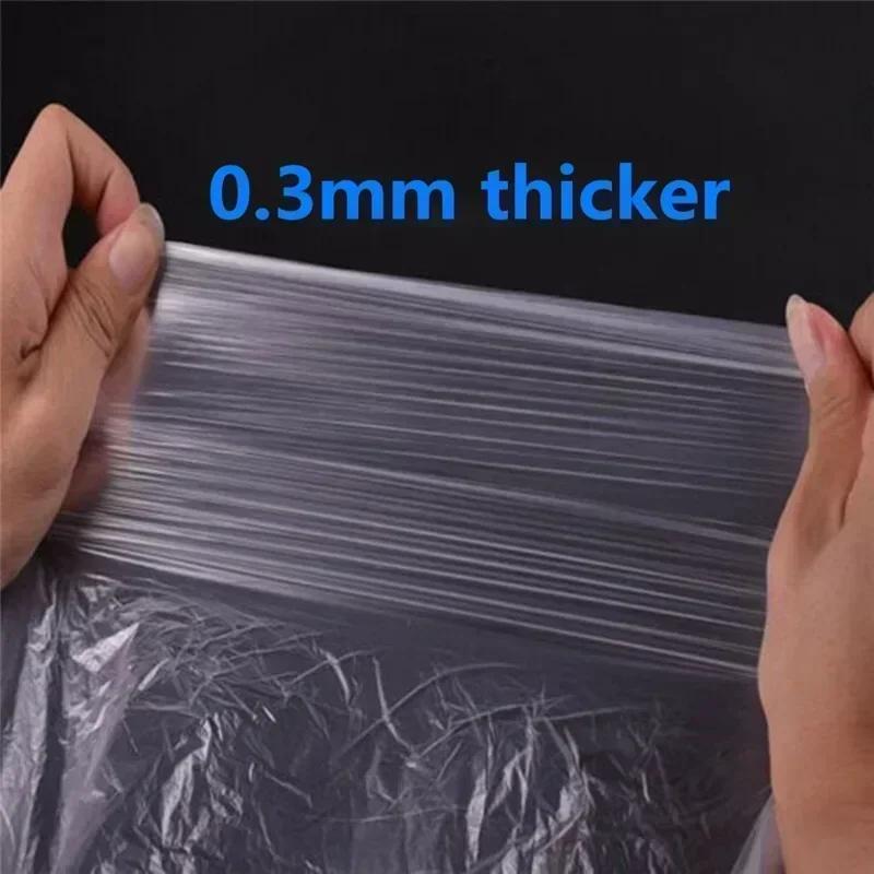 100Pcs Couch Cover Disposable Bedspread SPA Massage Treatment Table Sheets Transparent Beauty Bed Waterproof Film Table Cover