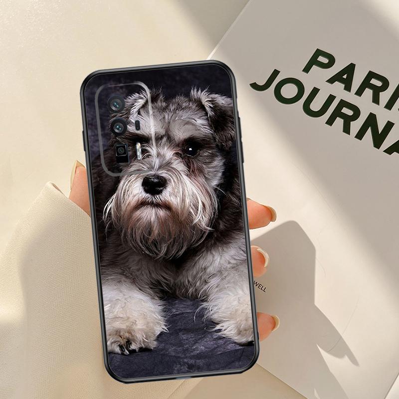 Schnauzer Dog Case For Xiaomi 14 15 Ultra 13T 14T 15T Pro 17 Pro Max POCO X7 Pro X3 X5 X6 F5 F6 F7 F8 Coque