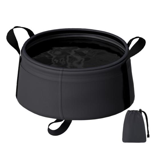 Portable Foldable Water Basin Large Capacity Storage Basin Stable Leak-Proof Design Folding Washbasin