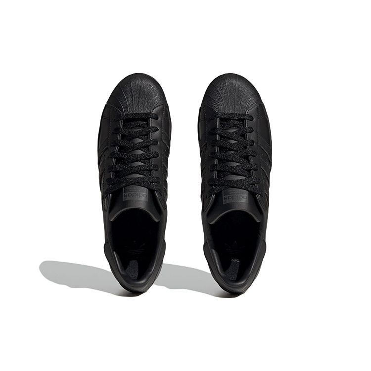 Adidas Superstar 82 Double Black Unisex Sneakers Core-Black Grey-Six IG4691