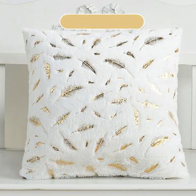 Fur Decorative Cushion Cover Home Plush Pillow Case Living Room Decoration Pillowcases Sofa Bed Throw Pillows Covers 45x45