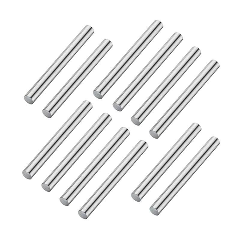 Corrosion Protection Anode Rods, 12 Pack Round Rod Set for Replacement Stock, Maintenance Supply, and Service Shelf Storage Support