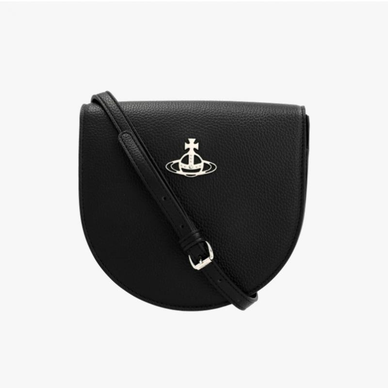 Vivienne Westwood Vegan Bio Green Grain Saddle Crossbody Bag 5801000aw S000d N403