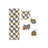 Chair Cushion Set / Digital Printed 4 Pieces 40×40cm Square Chair Pillows and 1 Piece Runner