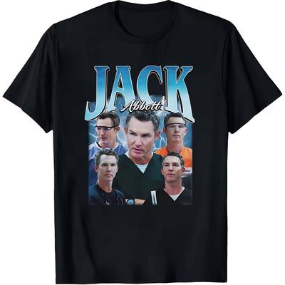 Dr Jack Abbott TV Show Character TShirt Ozark Inspired Unisex Vintage Y2K Harajuku Streetwear Tee Iconic Portraits Name Print