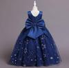 Dress for Piano Long Formal Junior Floral Bridesmaid Girls' Recitals, Kids' Dress, Dress, Dress, Dress, Bow, Ribbon, Decoration, Concert, Wedding,