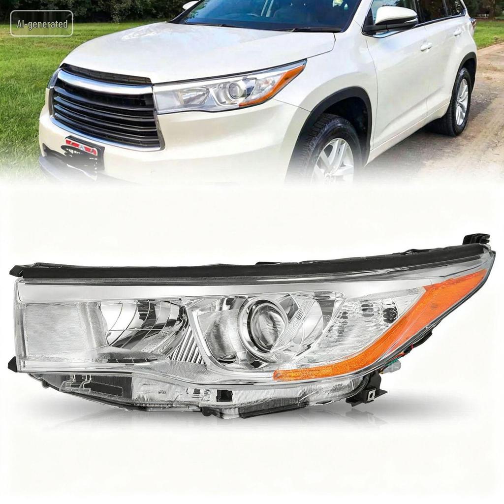 Toyota Highlander 2014-2016 Front Headlight, US Version 81170-0E230