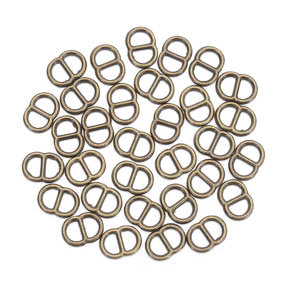 50pcs High Quality Newest Tri-glide Belt Buckle Mini DIY Bags Buckles 4mm Small Strap Buckles Buttons Shoes Accessories