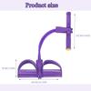 6 Tube Elastic Yoga Resistance Bands, Full Body Workout, Abdominal Waist Arm Leg Slimming Stretch, Durable Fitness Equipment