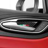 Carbon Faser Auto Innen Tür Schüssel Abdeckung Trim Auto Styling für Alfa Romeo Giulia 952 Stelvio 949 2017-Auto