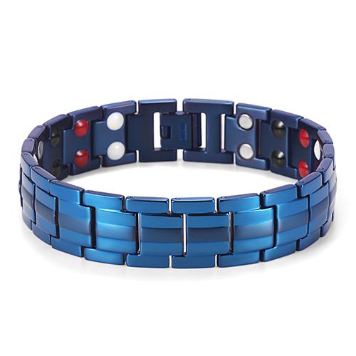 Fashion Jewelry Healing FIR Magnetic Bracelets Titanium Bio Energy Bracelet for Men Blood Pressure Accessory Wristband