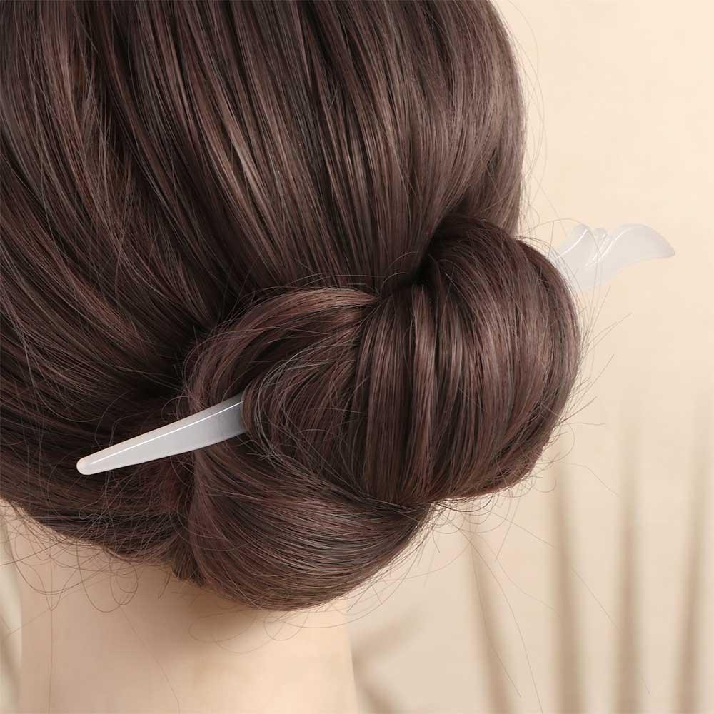 Imitation White  Hanfu For Women Hair Accessories Hair Stick Hairpin Chinese Style Hair Fork