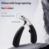 Heavy-Duty Nail Clippers for Thick Hard Toenails Wide Arc Blad-e Manicure Scissors Prevent Splashing Fingernail Cutter
